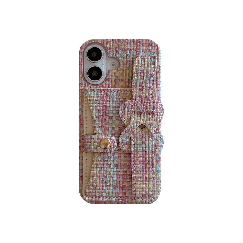 Braided pattern love card bag